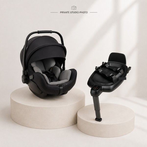 Otroški avtosedež Arra Flex i-Size (40-87 cm) + IsoFix | Caviar
