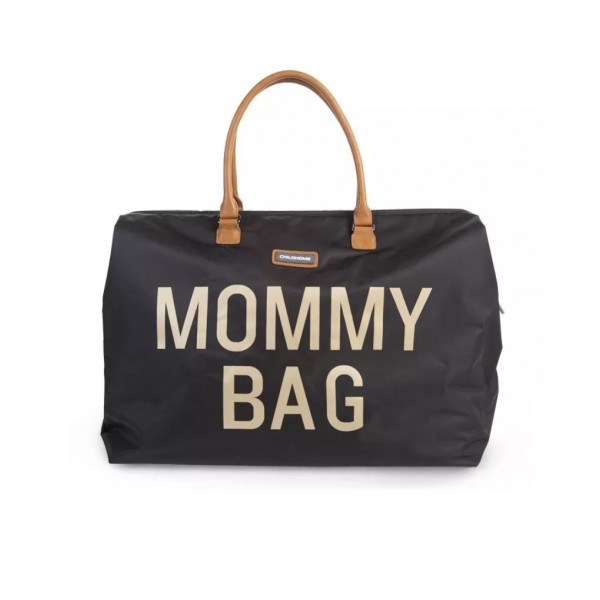 CHILDHOME MOMMY BAG | TRAVEL BAG | BlACK GOLD