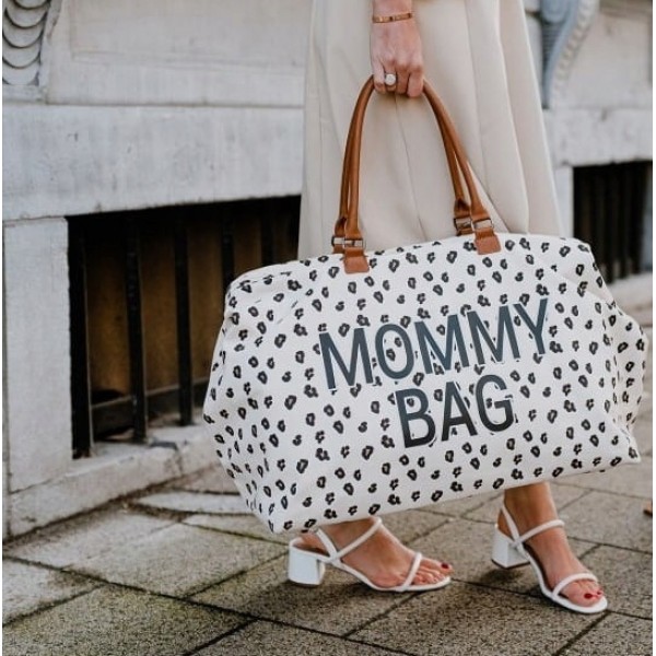 CHILDHOME MOMMY BAG | TRAVEL BAG | LEOPARD