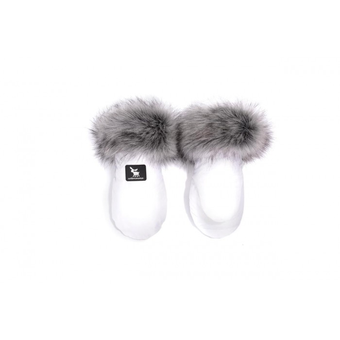 Muff rokavičke Cottonmoose | White