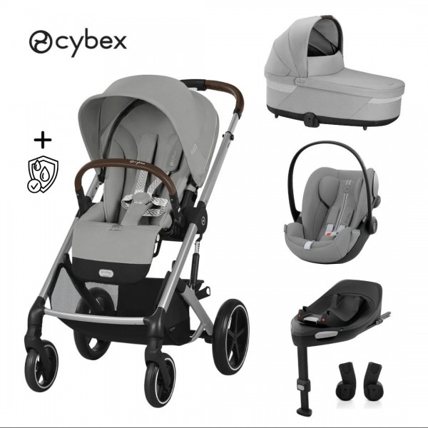 Cybex Balios S Lux 2.0 4v1 | Stone Grey + Cloud G + IsoFix + Rain
