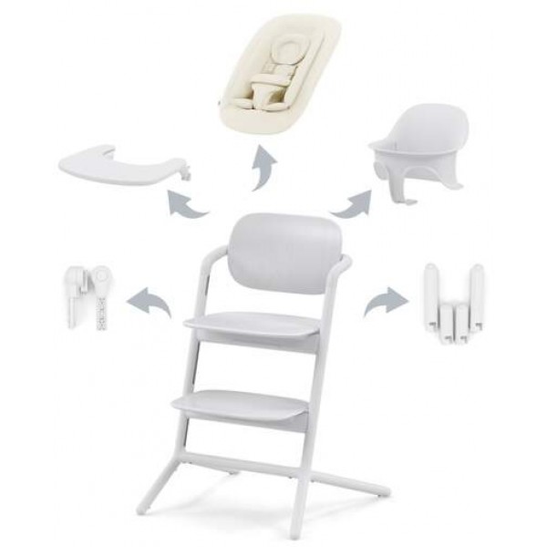 Otroški stolček 4v1 Cybex Lemo 2 | All White