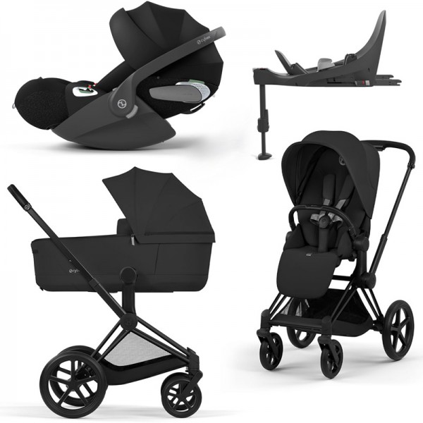 Cybex PRIAM 5.0 Comfort 4v1 Platinum Sepia Black | Matt Black