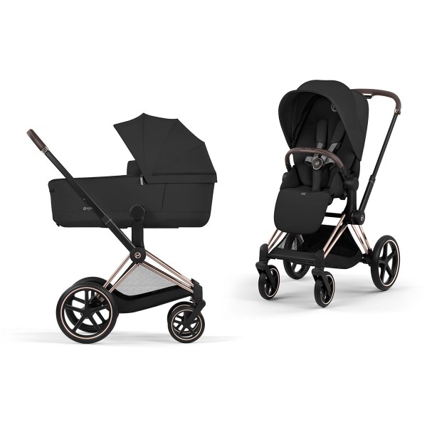 Cybex PRIAM Comfort Platinum Sepia Black | Rose Gold