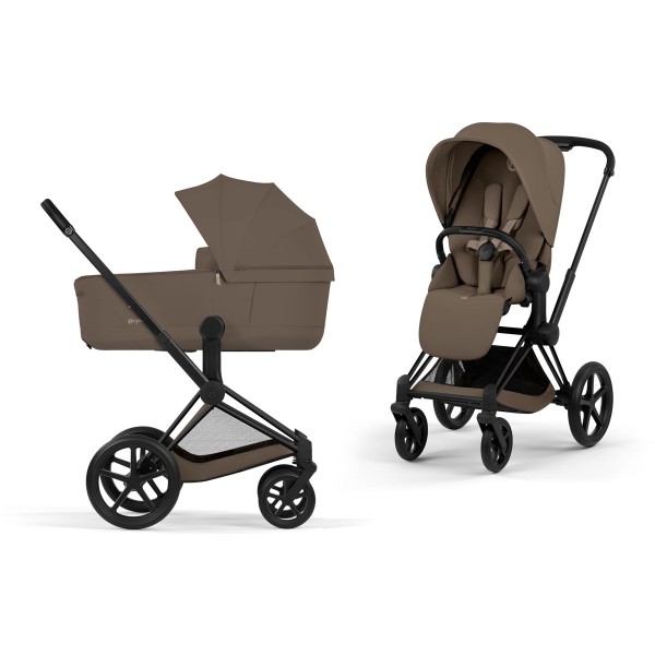 Cybex PRIAM 5.0 Comfort Platinum Coconut | Matt Black