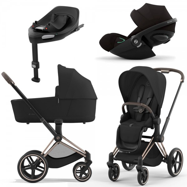 Cybex PRIAM 4.0 Komplet 4v1 + Cloud G | Sepia Black