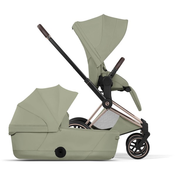 Cybex PRIAM 5.0 Style Platinum | Sage Green