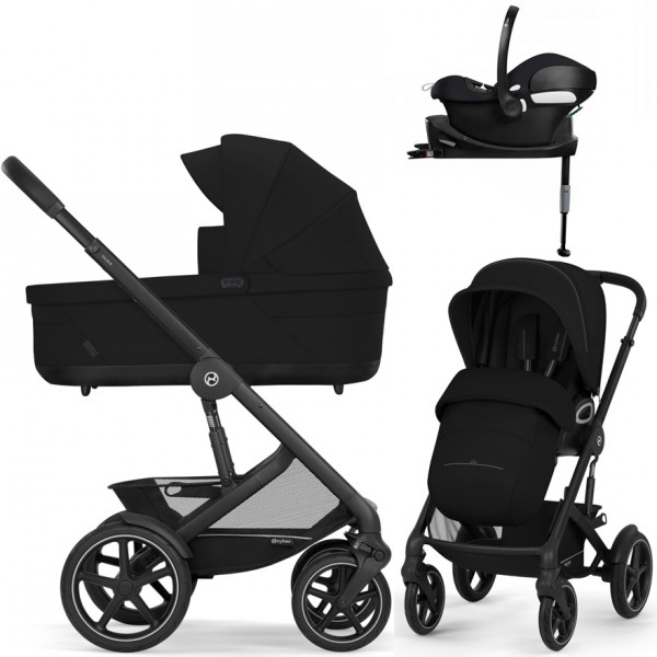 Cybex Talos S Lux 3.0 - Terenski voziček 4v1 | Moon Black