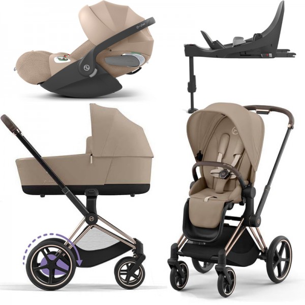 Cybex ePRIAM 4.0 Komplet 4v1 | Cozy Beige