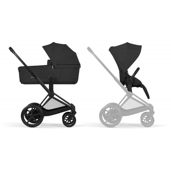 Cybex ePRIAM Comfort Platinum Sepia Black | Matt Black