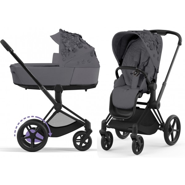 Cybex ePRIAM 4.0 Komplet | Simply Flowers Grey
