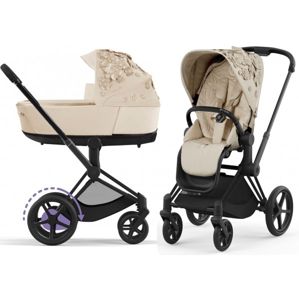 Cybex ePRIAM 4.0 Komplet | Simply Flowers Beige