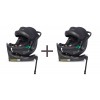 Komplet za dvojčke: 2x Lupinica EasyGo + 2x Isofix baza | Ink