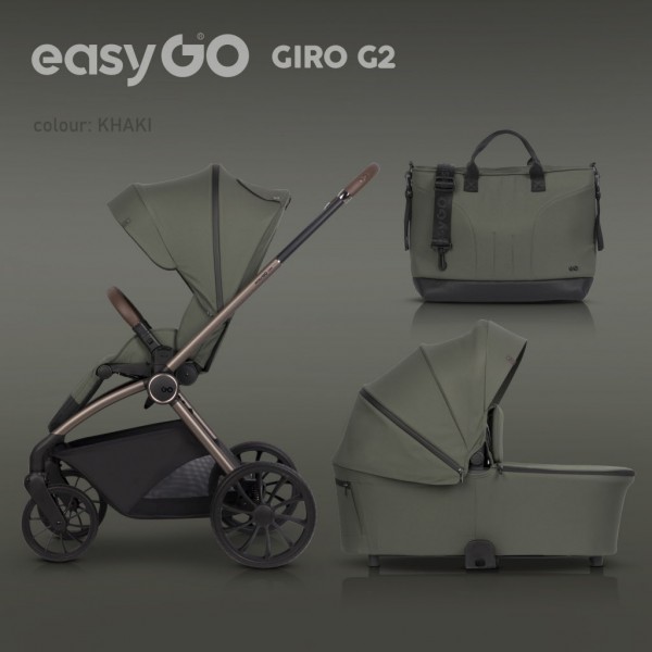 Otroški voziček EasyGo Giro G2 | Khaki
