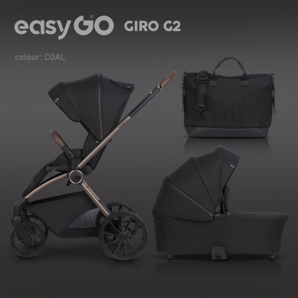 Otroški voziček EasyGo Giro G2 | Coal