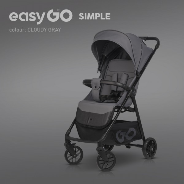 Športni voziček EasyGo Simple | Cloudy Grey