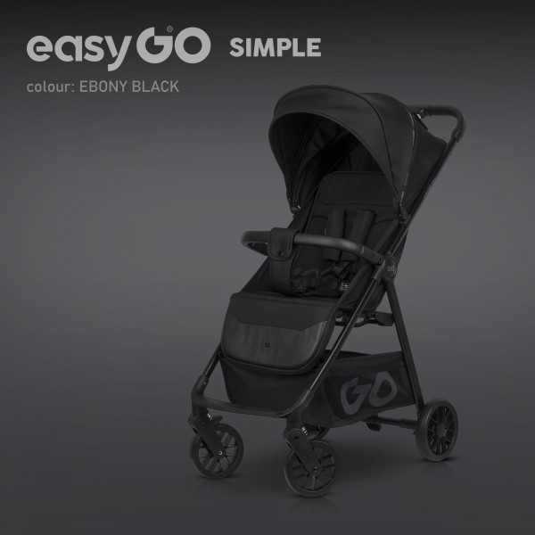 Športni voziček EasyGo Simple | Ebony Black
