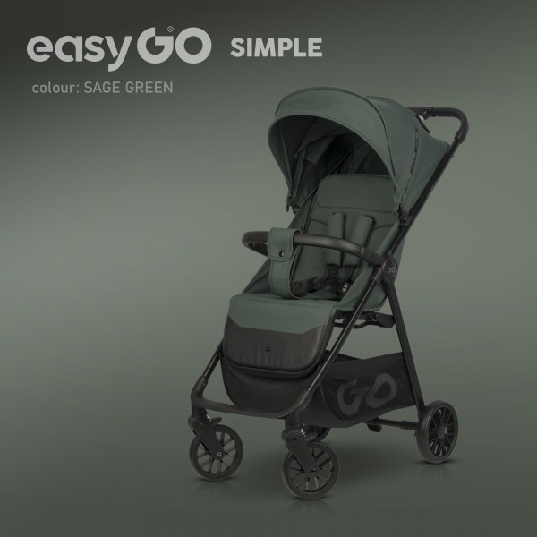 Športni voziček EasyGo Simple | Sage Green