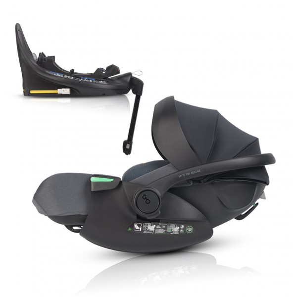 Lupinica EasyGo Buz Pro Xtd + Vrtljiva Isofix baza | Granito