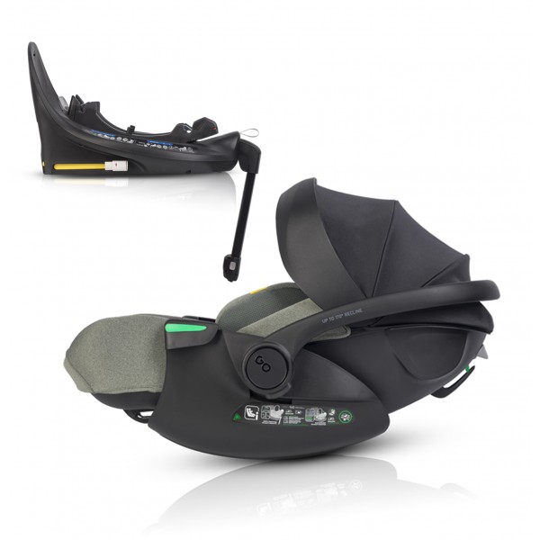 Lupinica EasyGo Buz Pro Xtd + Vrtljiva Isofix baza | Inky