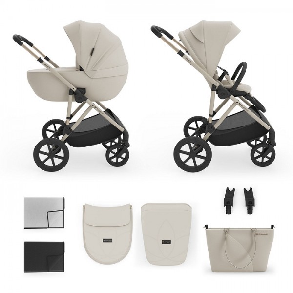 Kinderkraft Prime 3 Otroški voziček | Beige