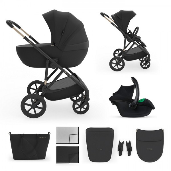 Kinderkraft Prime 3 Komplet 3v1 | Black