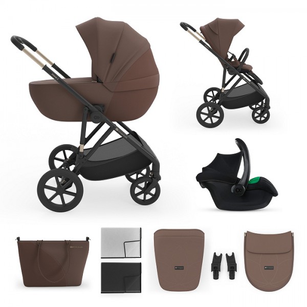 Kinderkraft Prime 3 Komplet 3v1 | Brown