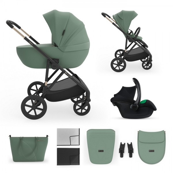 Kinderkraft Prime 3 Komplet 3v1 | Green