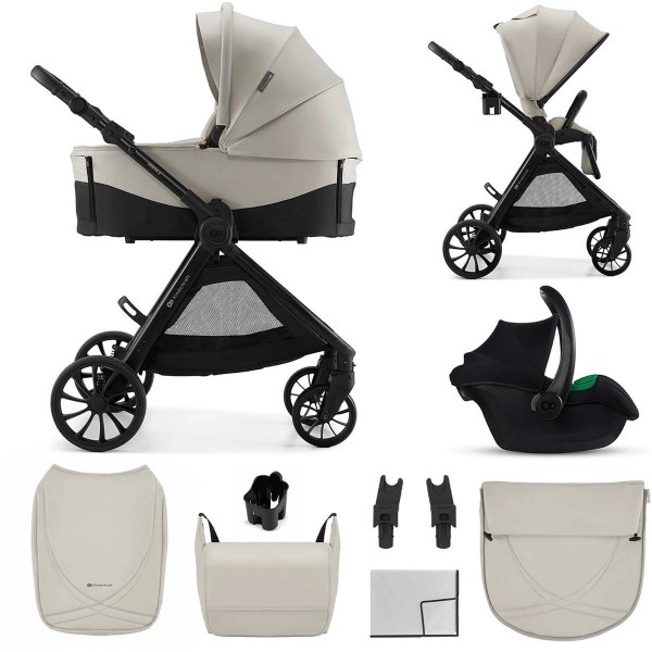 Kinderkraft Otroški voziček 3v1 VESTO 2 | Beige