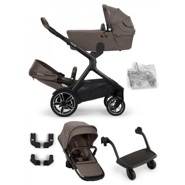 Nuna Demi Next - za 2 otroka | Chestnut