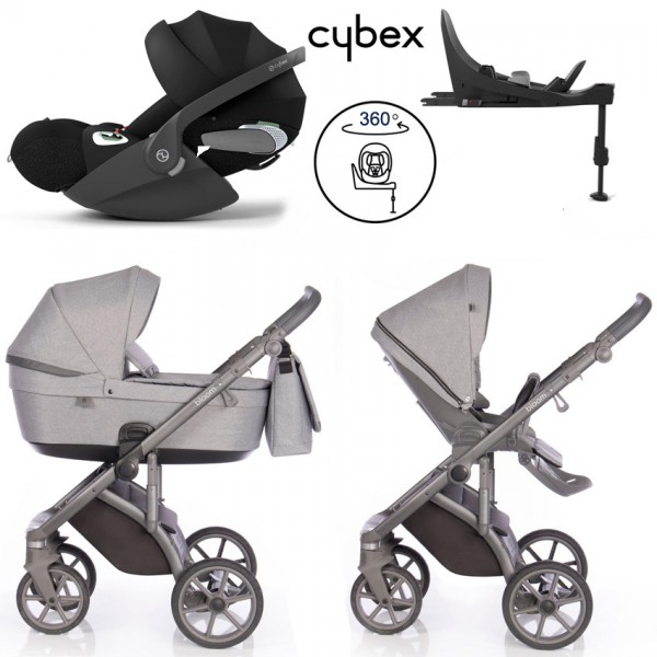 ROAN Bloom 4v1 | Cybex | Isofix T 360 | Grey Dots