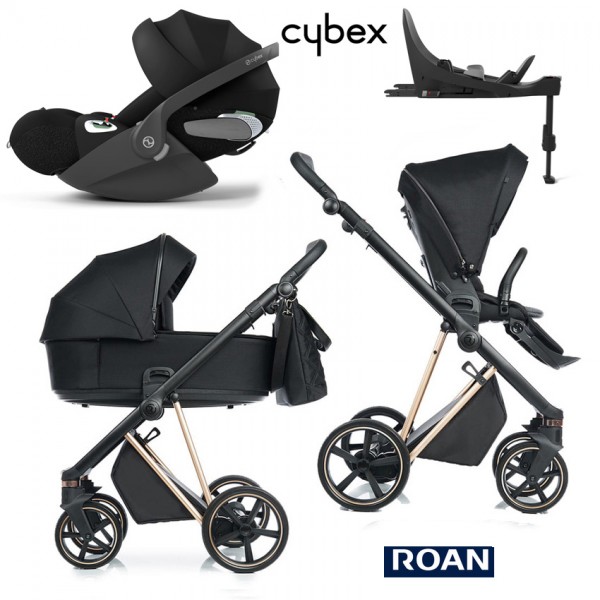 Roan IVI 4v1 | Cybex Cloud T i-Size| Isofix baza T 360 | Raven