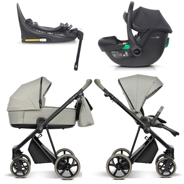 Roan IVI 2.0 Otroški voziček 4v1 | Vintage Luxe Grey