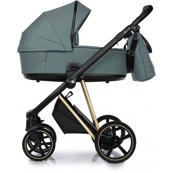 Roan IVI 2.0 Otroški voziček | Pine Green Rose Gold